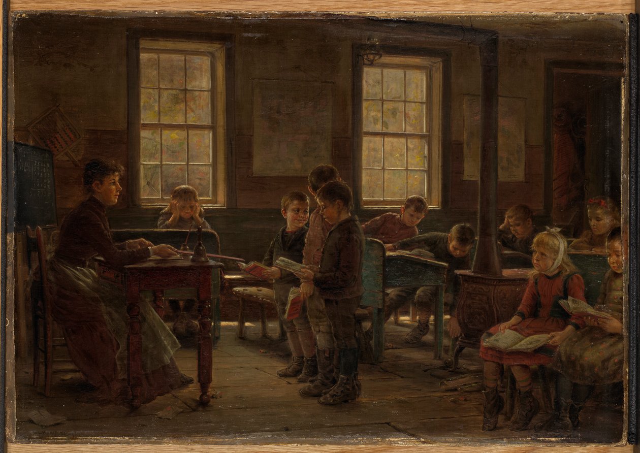 Een Dorpsschool door Edward Lamson Henry