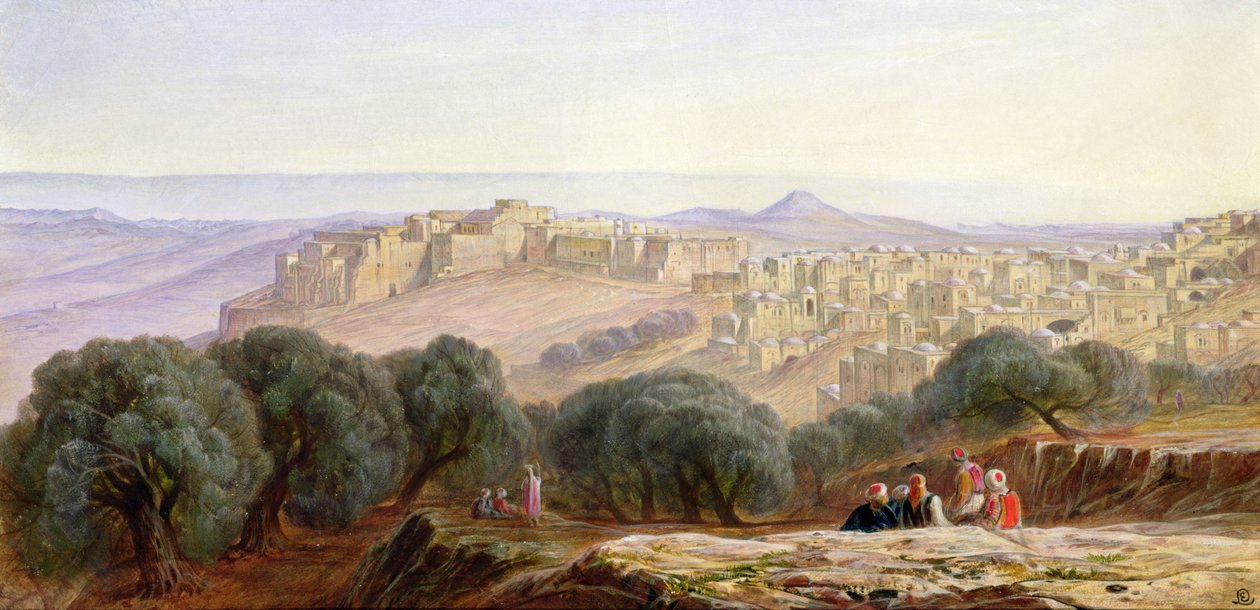 Bethlehem, c.1870 door Edward Lear