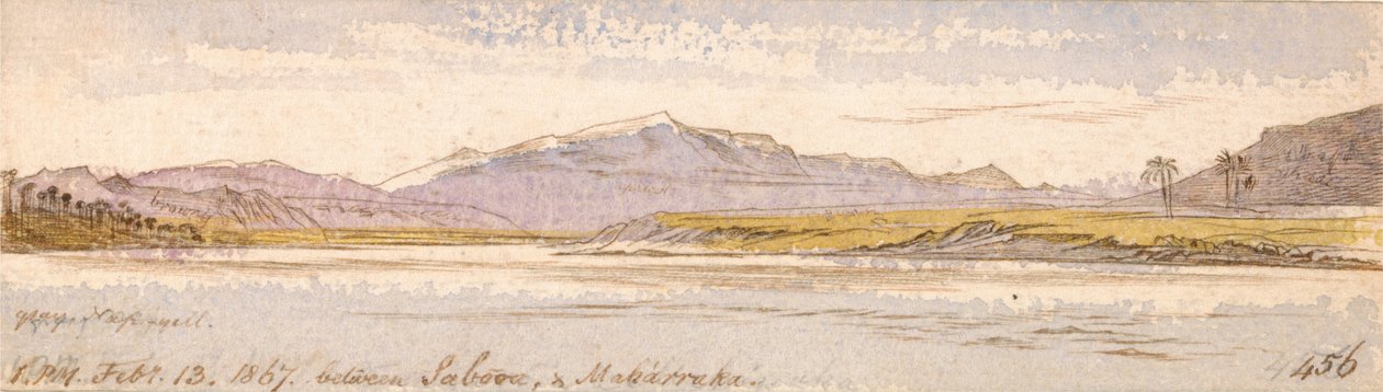 Tussen Sabooa & Maharraka door Edward Lear