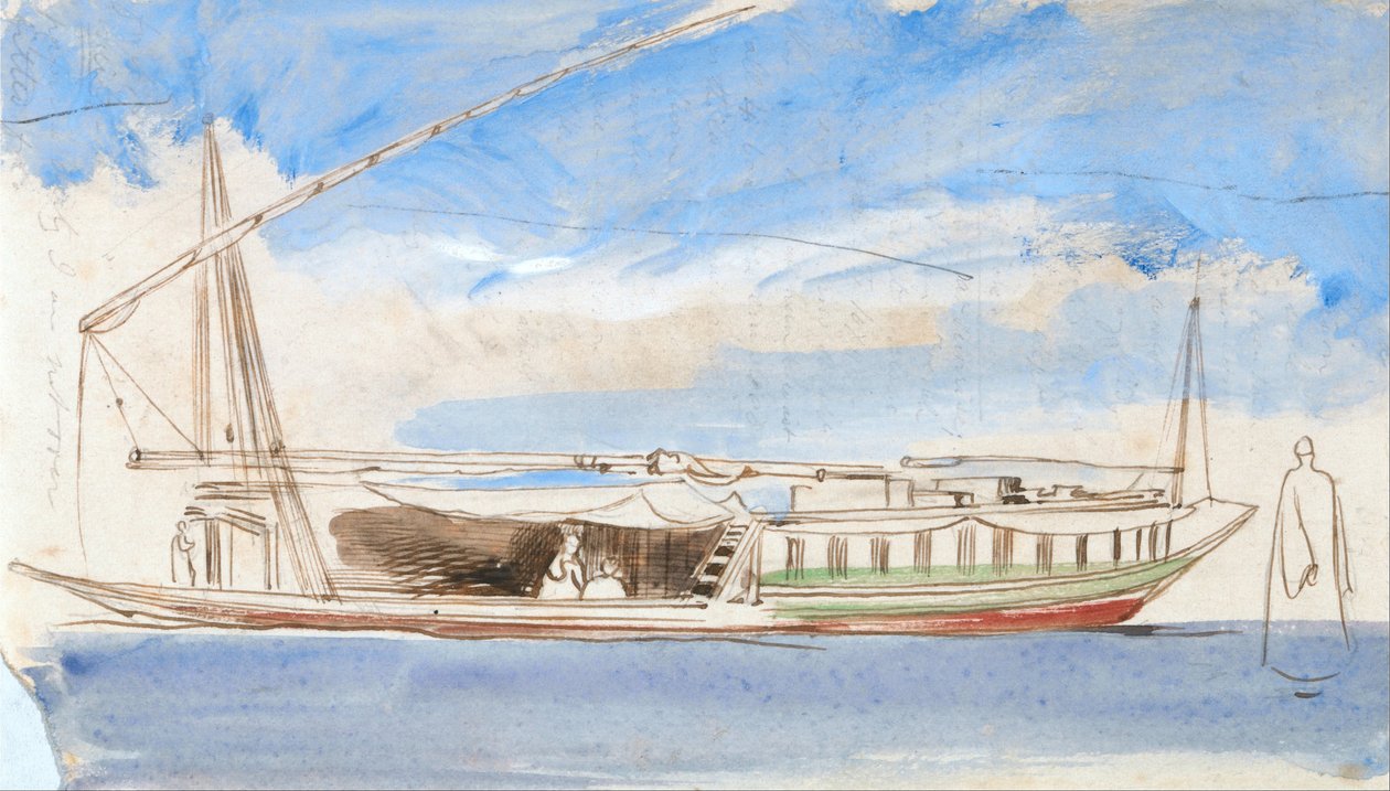 Boot op de Nijl door Edward Lear