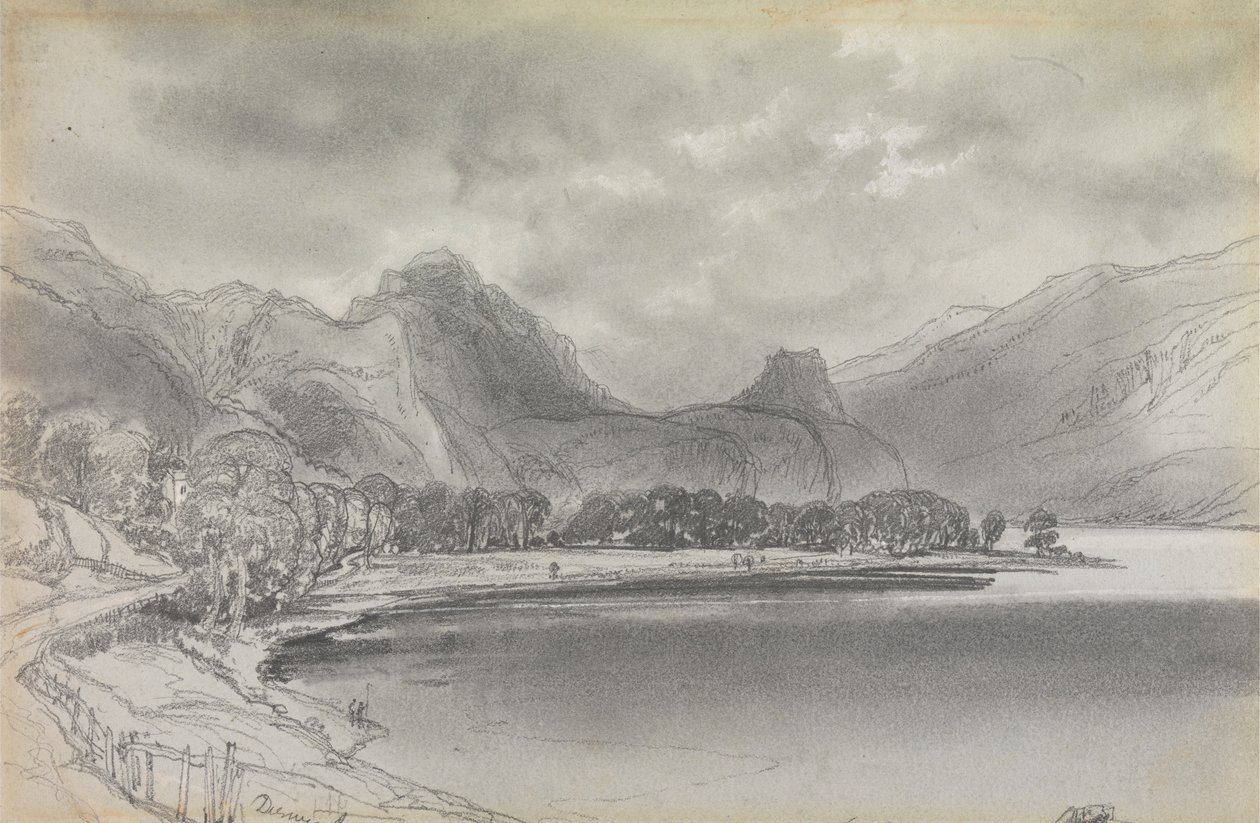 Derwentwater door Edward Lear