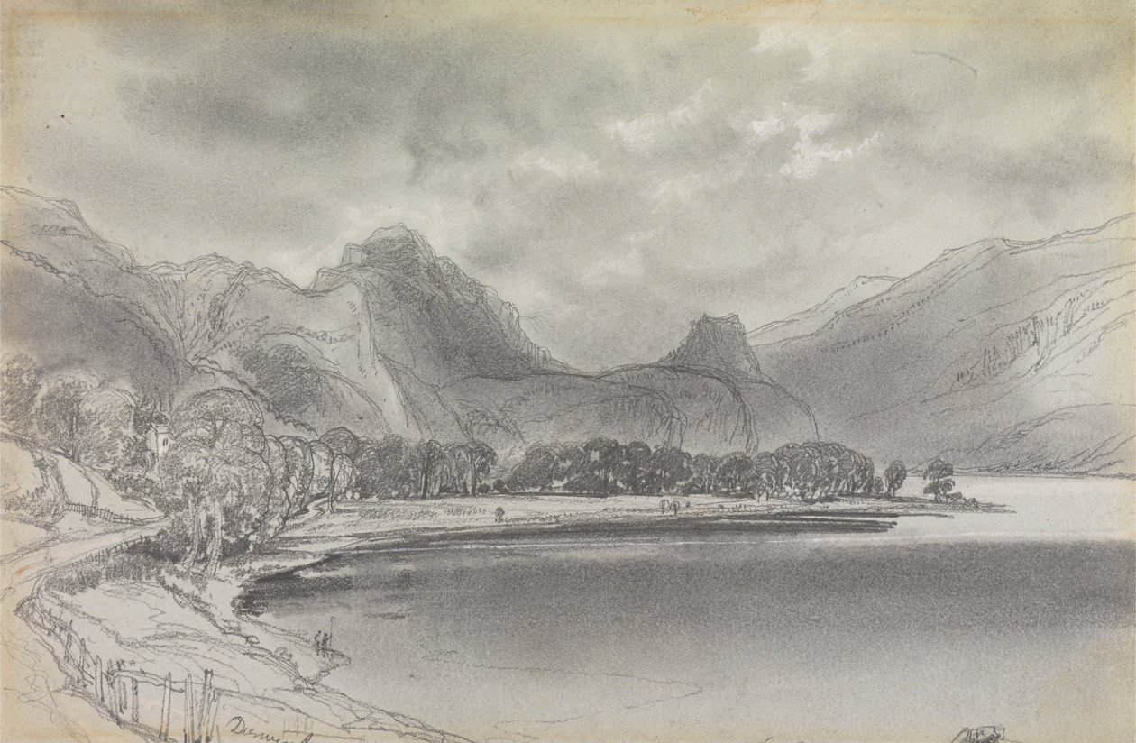 Derwentwater door Edward Lear
