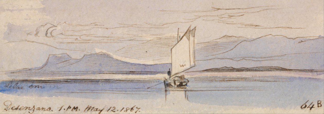 Desenzano door Edward Lear