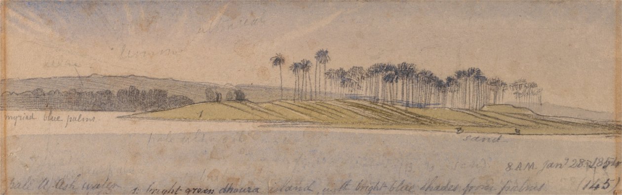 Dhoura-eiland door Edward Lear