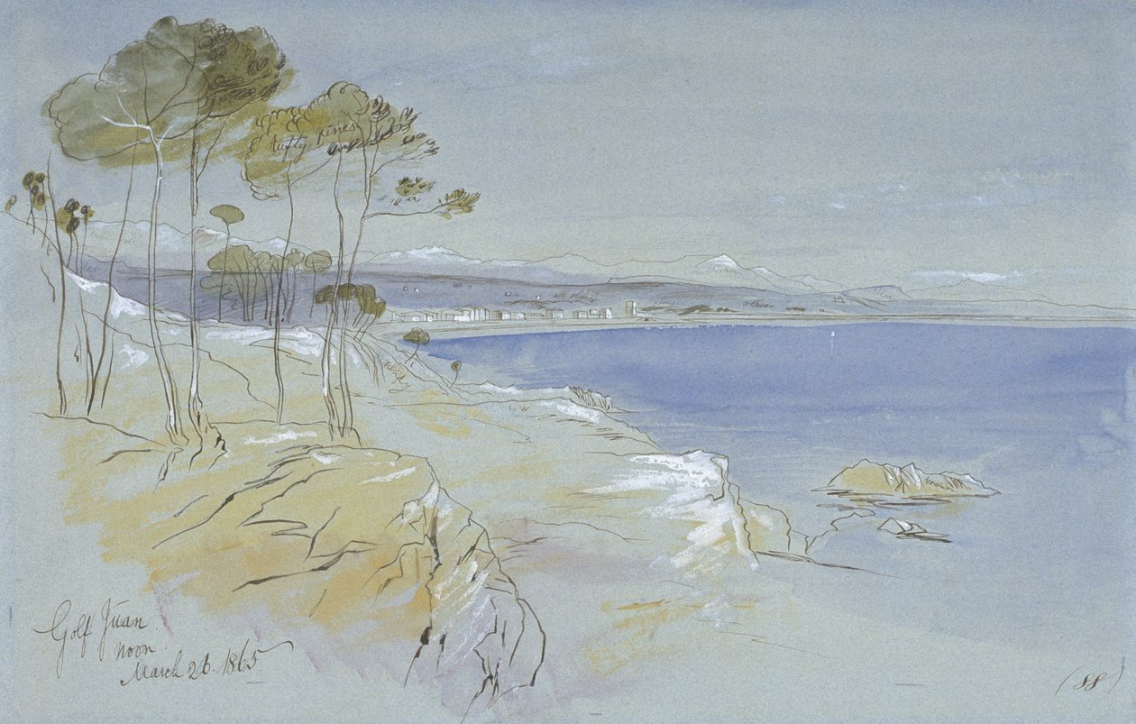 Golf Juan, middag door Edward Lear