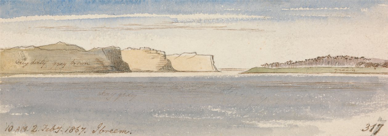 Ibreem, 10:00 uur, 2 februari 1867 (317) door Edward Lear