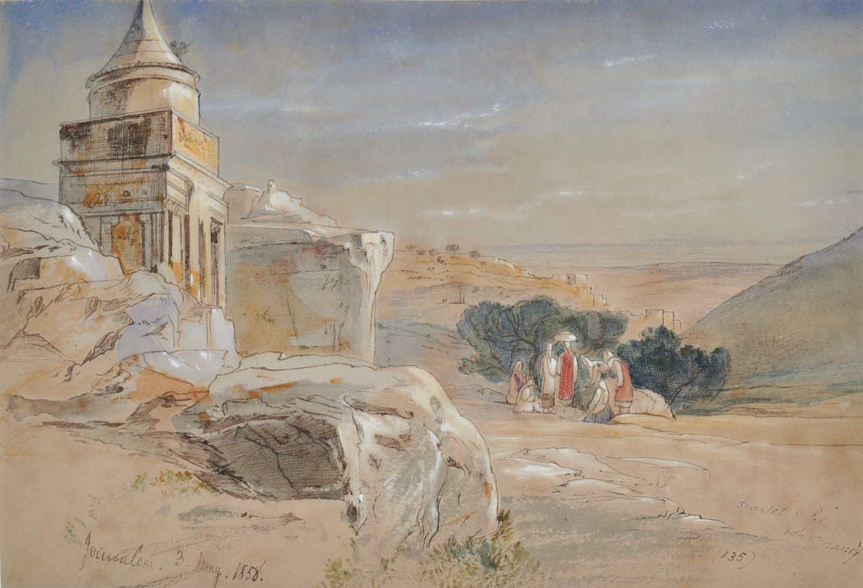 Jeruzalem 3 door Edward Lear