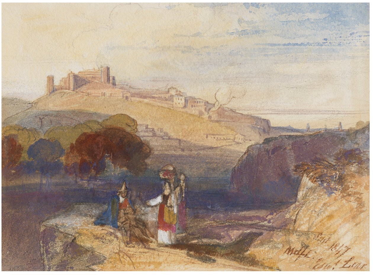 Melfi, Italië door Edward Lear