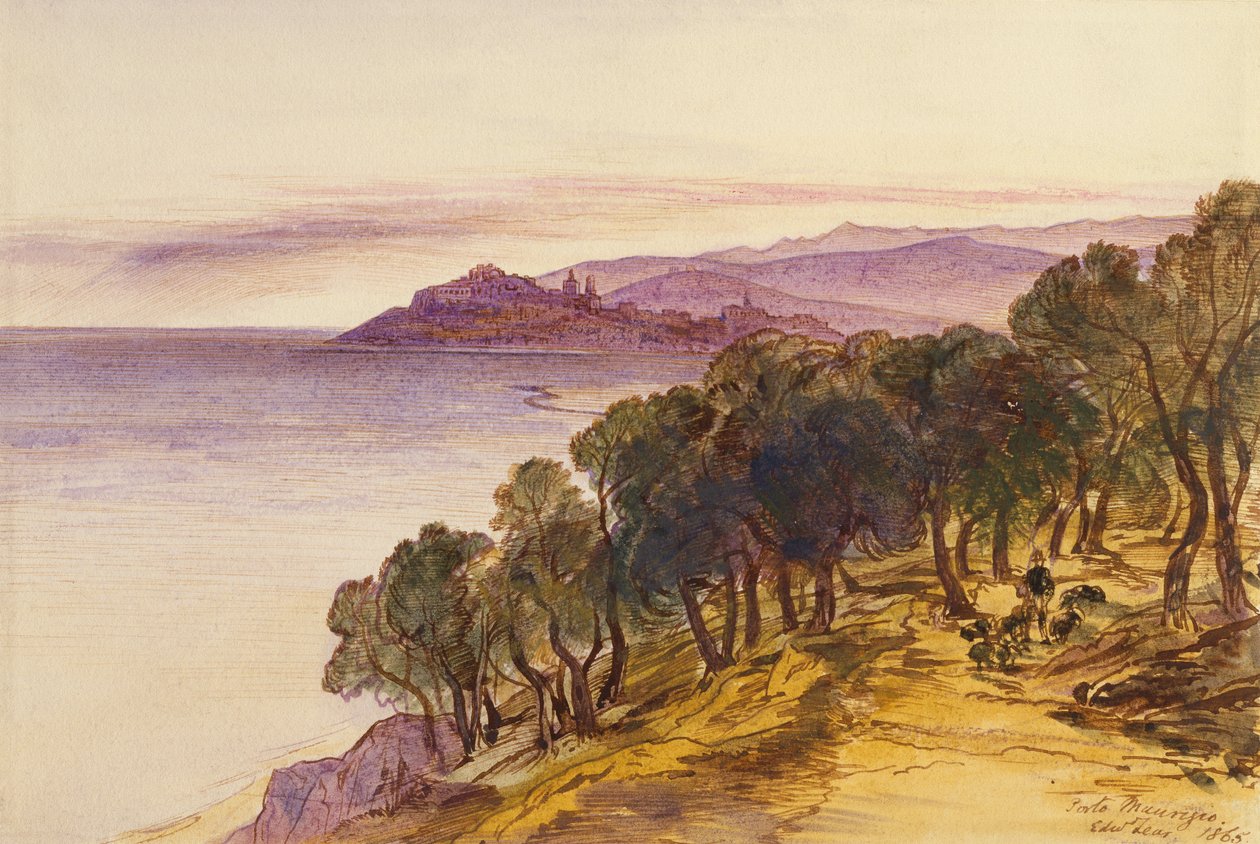 Porto Maurizio door Edward Lear