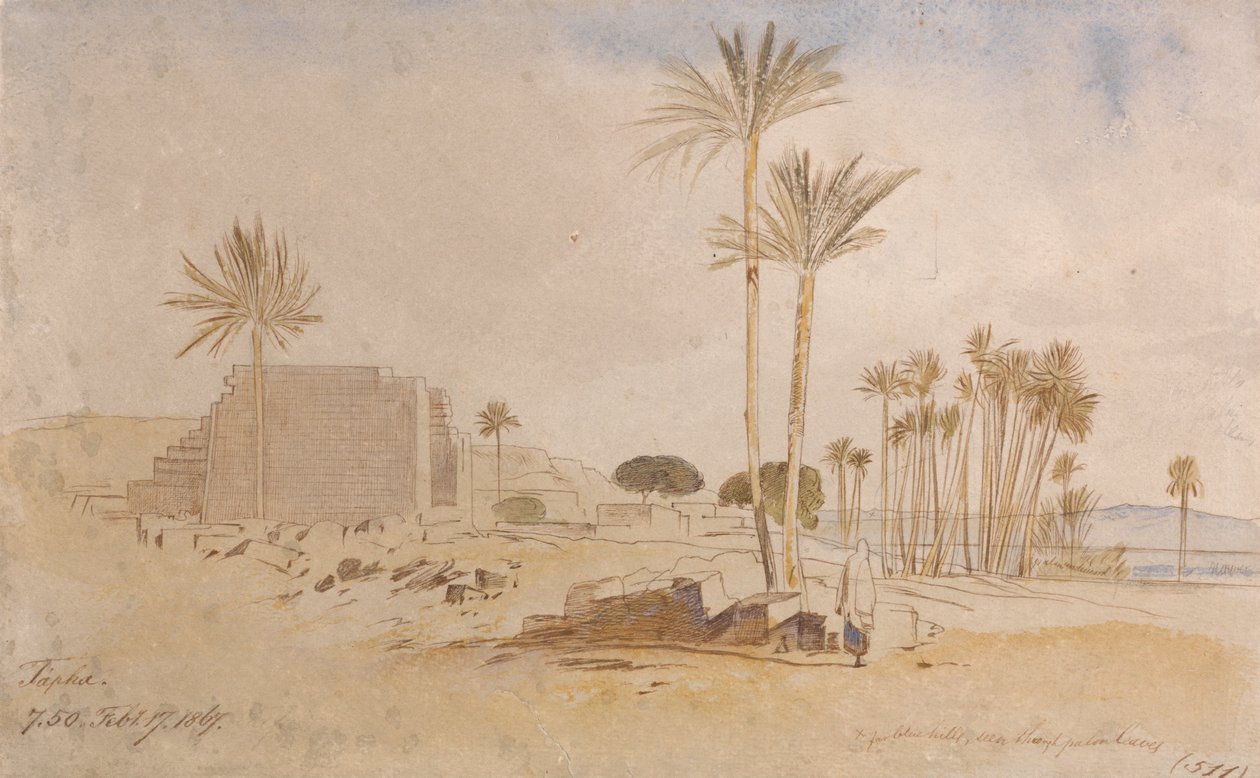 Tapha, 7:50 uur, 17 februari 1867 door Edward Lear