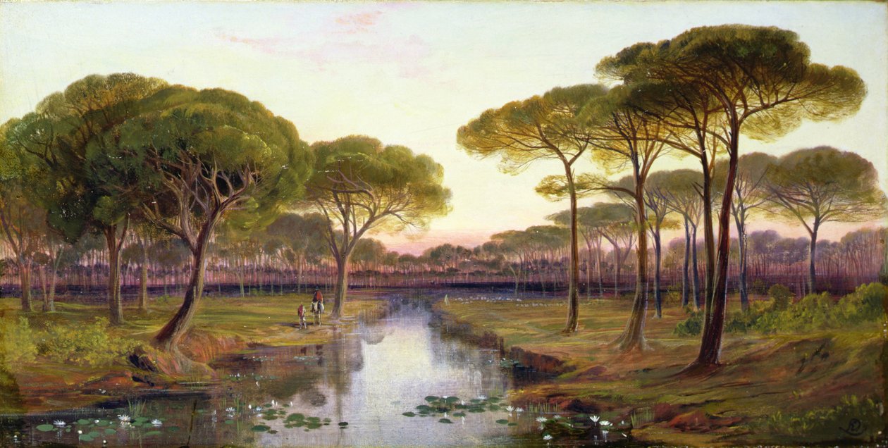 De Pineta, Ravenna door Edward Lear
