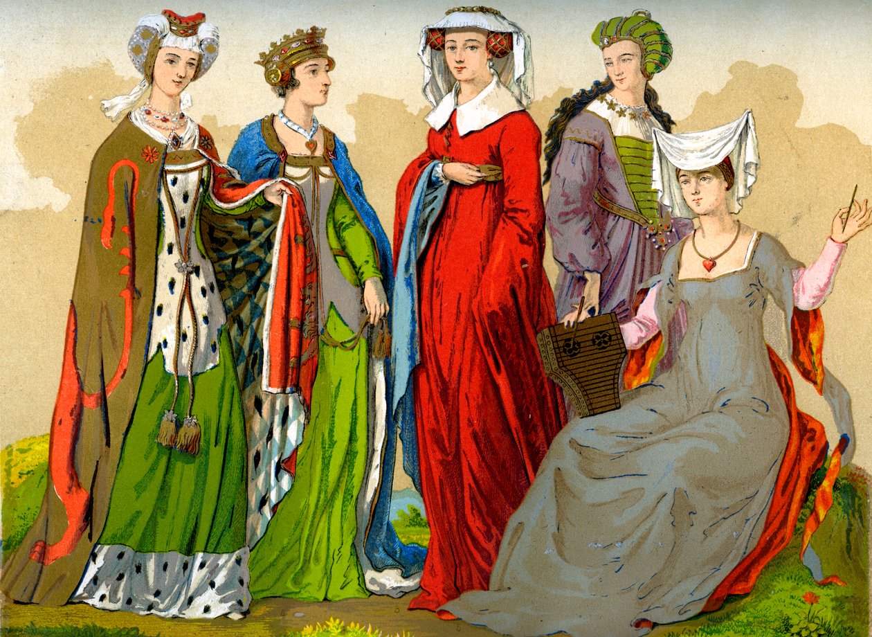 Engelse edelvrouwen, 15e-16e eeuw door Edward May