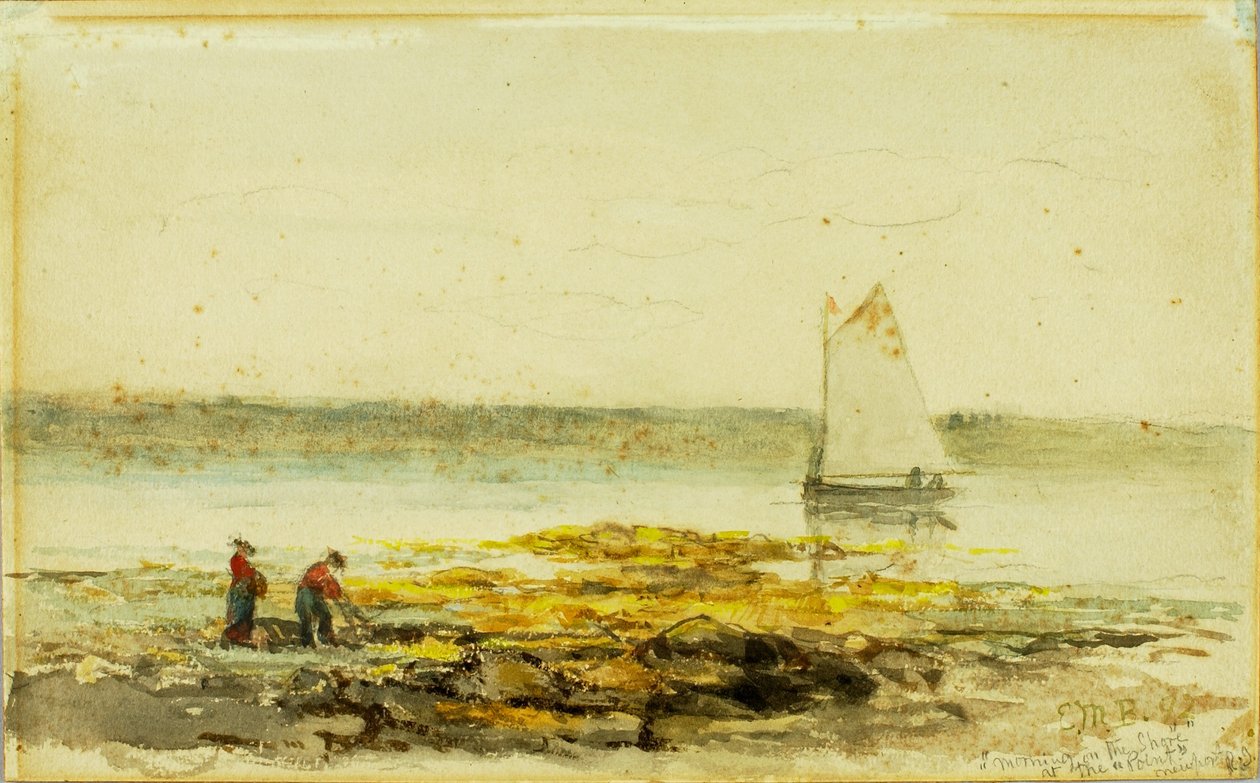 Ochtend aan de kust door Edward Mitchell Bannister