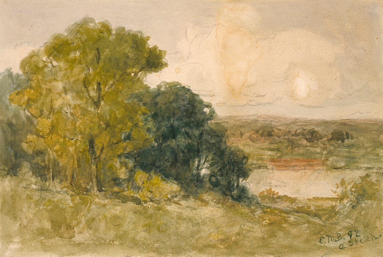 Op de Seekonk door Edward Mitchell Bannister