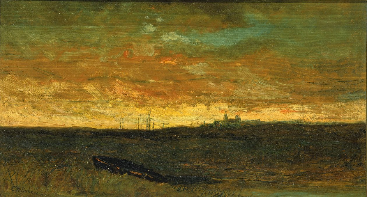 Zonsondergang door Edward Mitchell Bannister