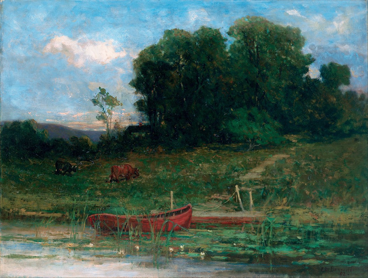 De boerderij door Edward Mitchell Bannister