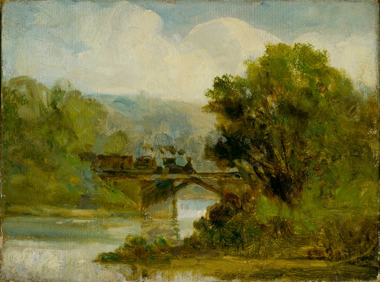 Trein door Edward Mitchell Bannister