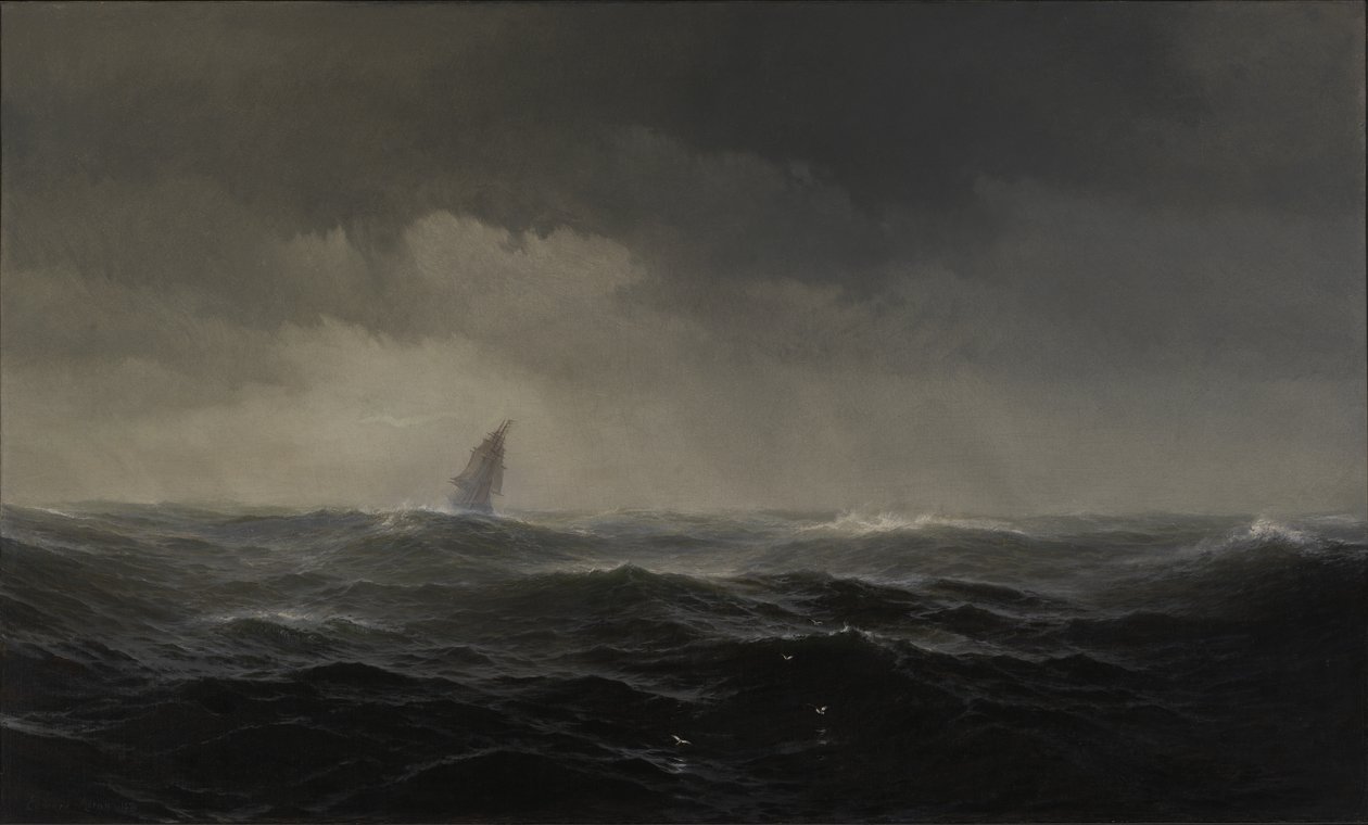 De Zee door Edward Moran