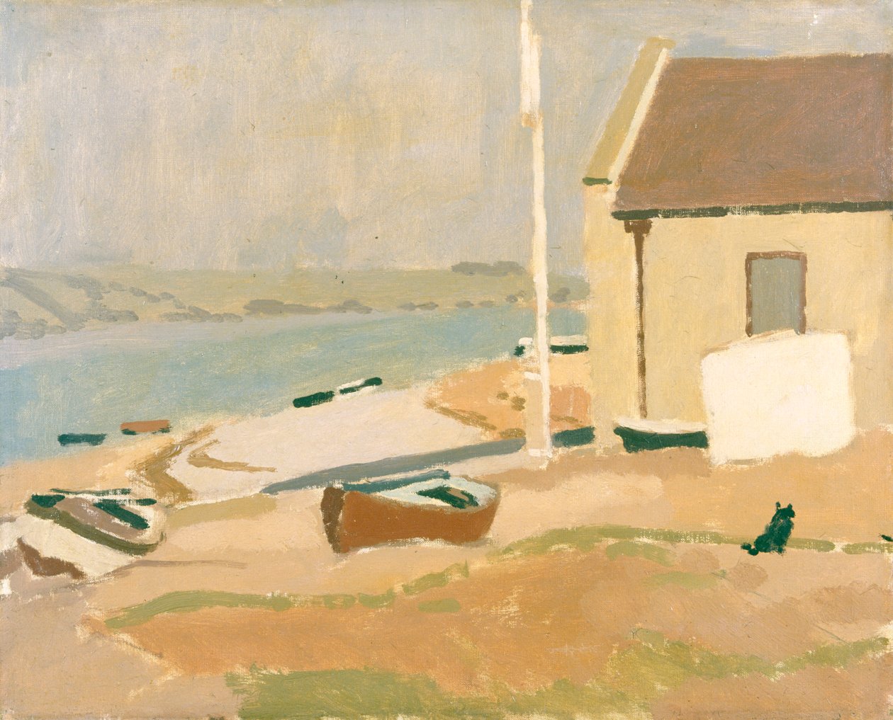 Reddingsboothuis, Ferryside, 1923-1943 door Edward Morland Lewis