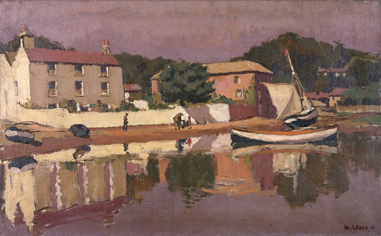 The Strand, Laugharne door Edward Morland Lewis