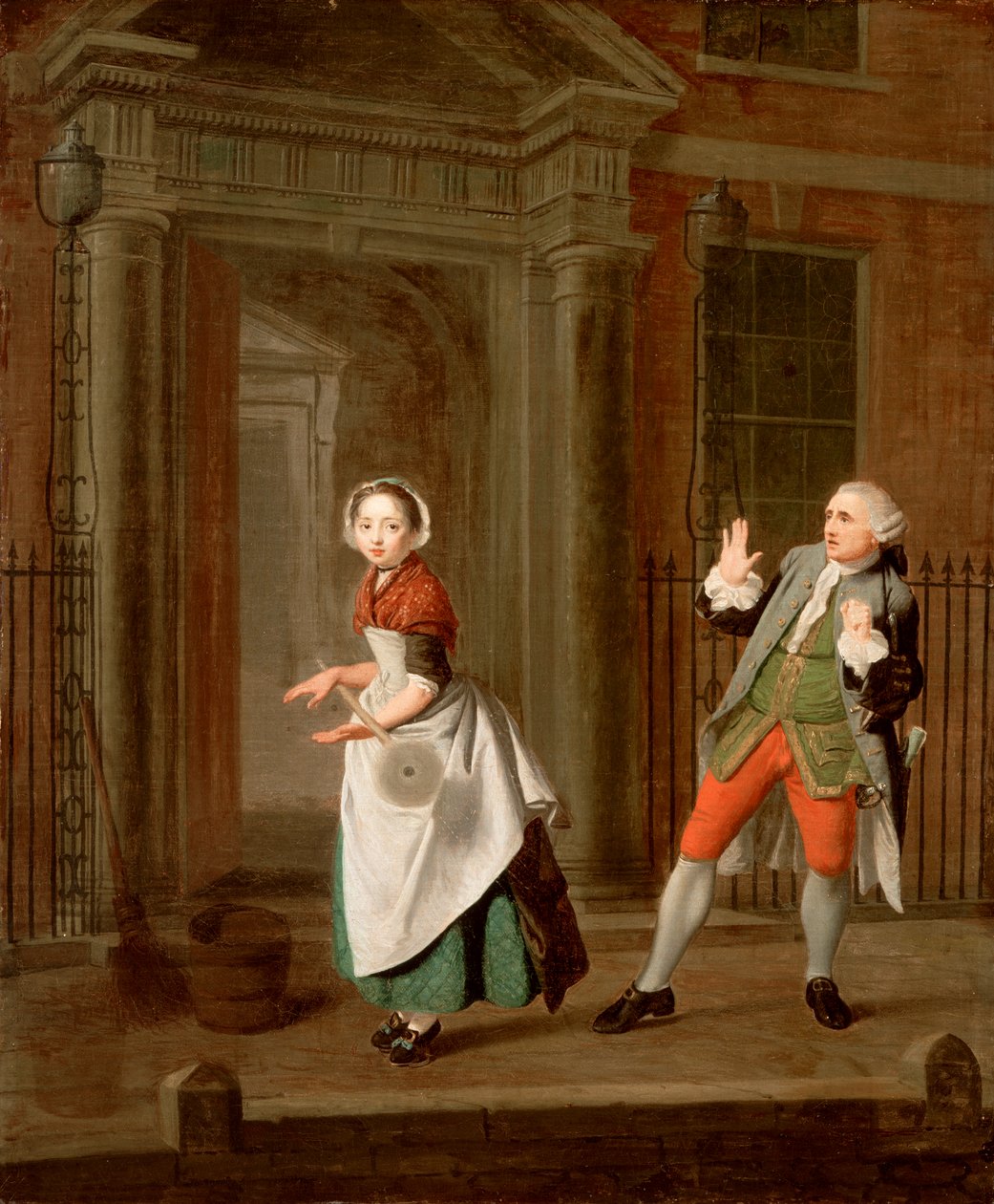 Een stadse bui, ca. 1764 door Edward Penny
