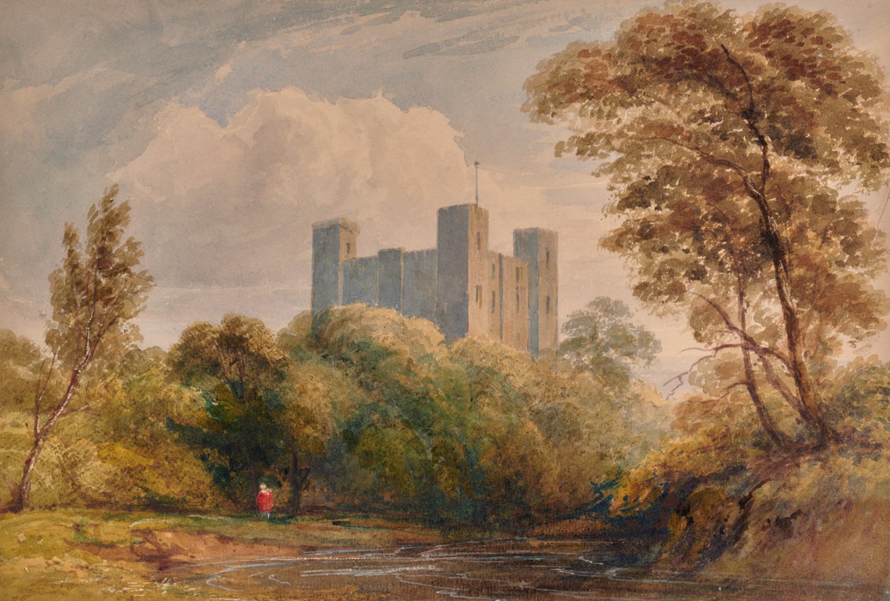 Landschap met kasteel door Edward Pretty