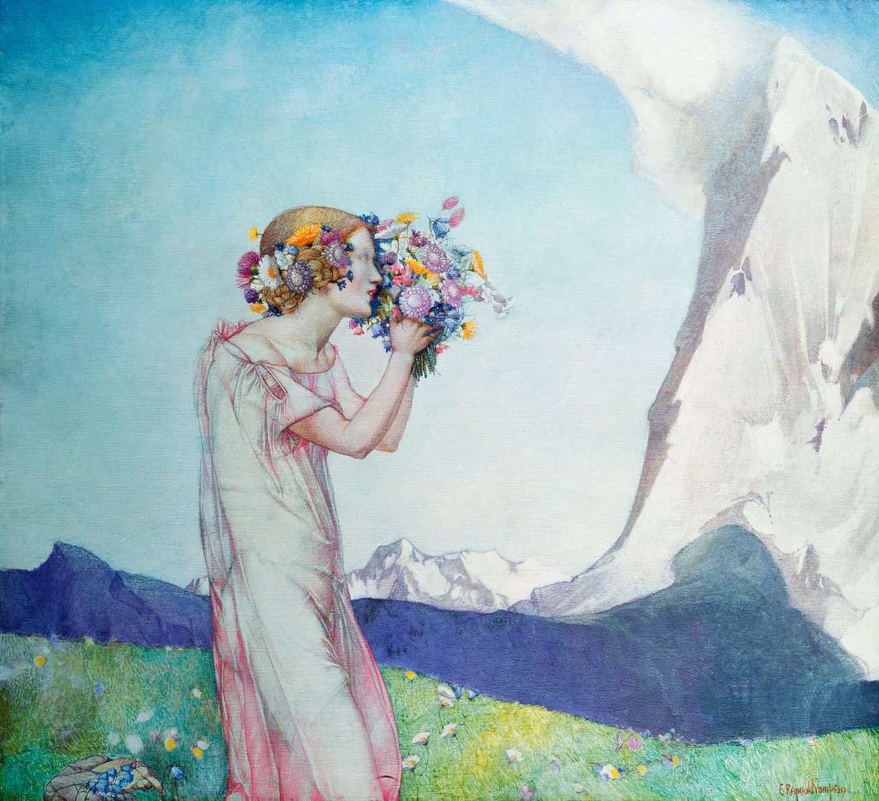 Alpenflora door Edward Reginald Frampton