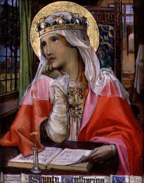 Sint Catharina door Edward Reginald Frampton