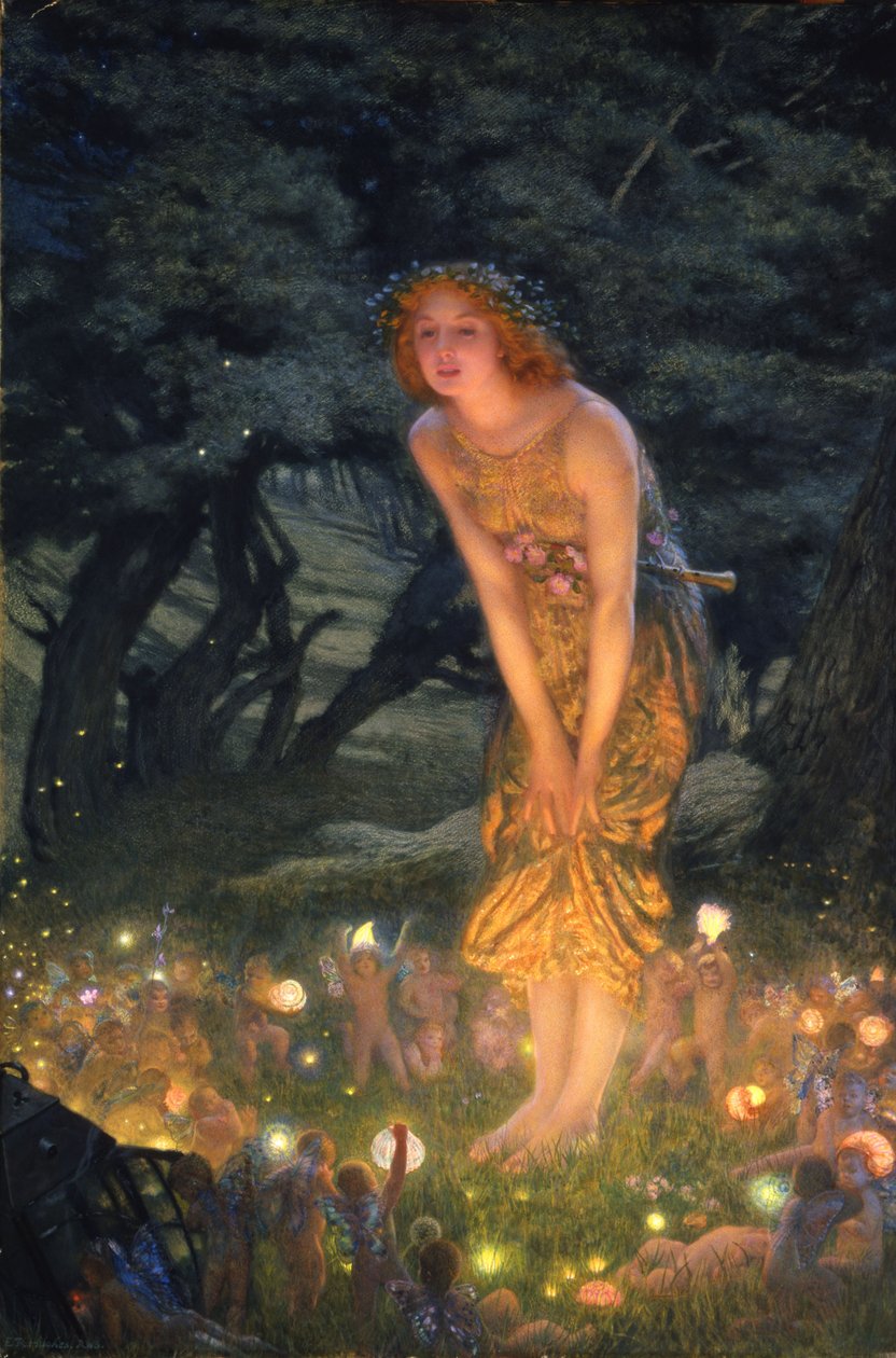 Midzomeravond door Edward Robert Hughes