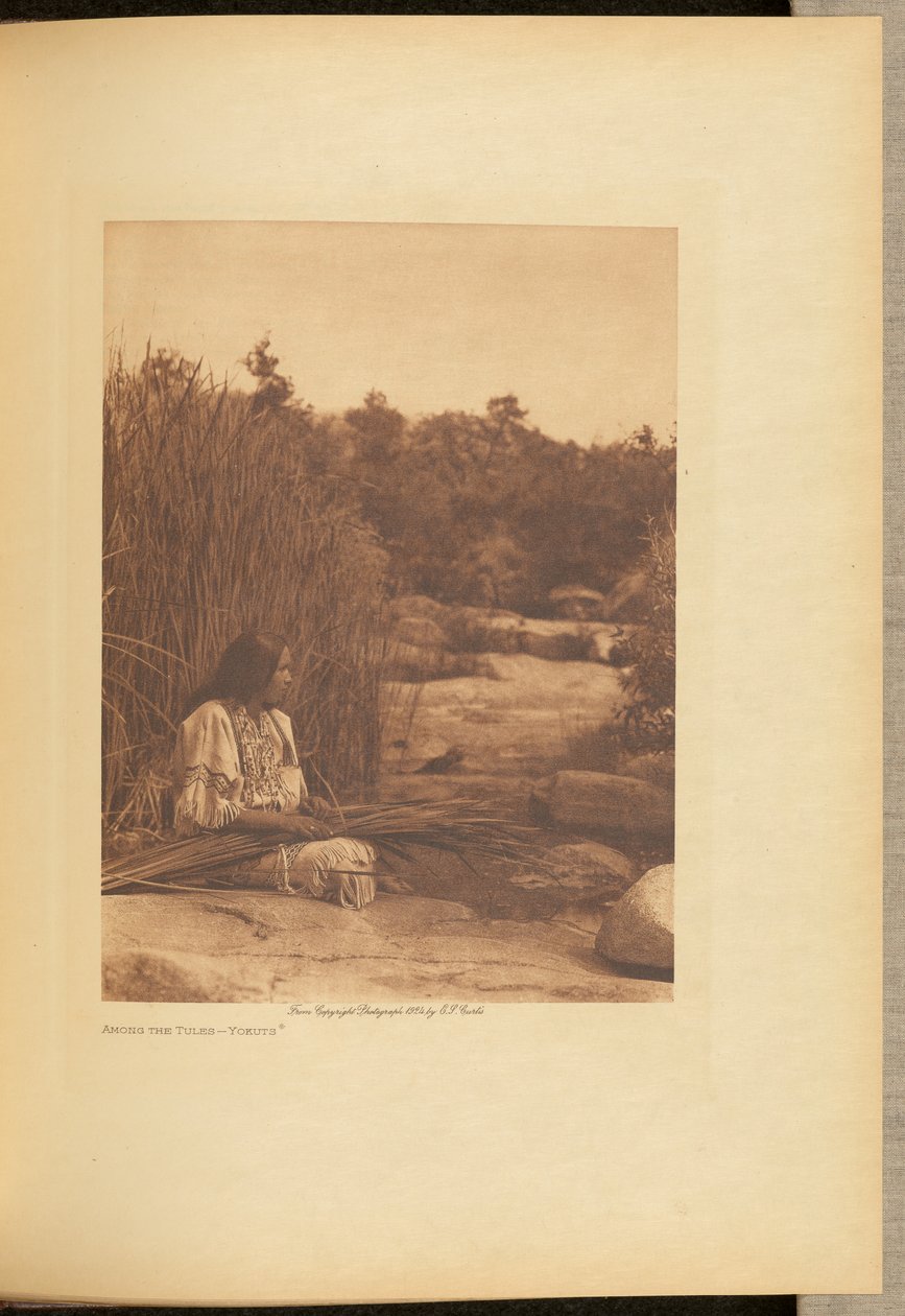 Tussen de tules - Yokuts door Edward S. Curtis