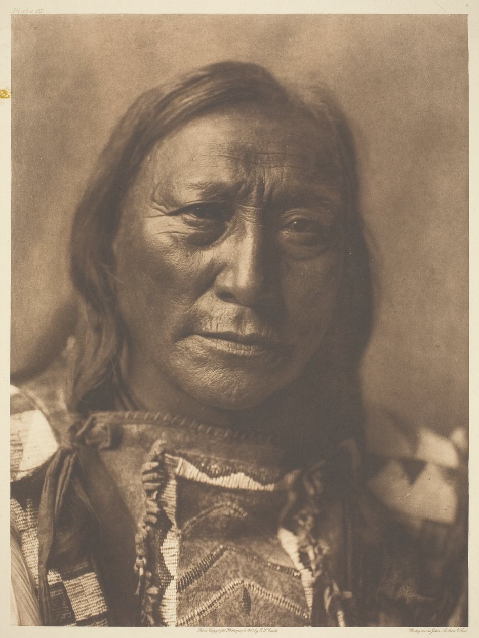 Hollow Horn Bear door Edward S. Curtis