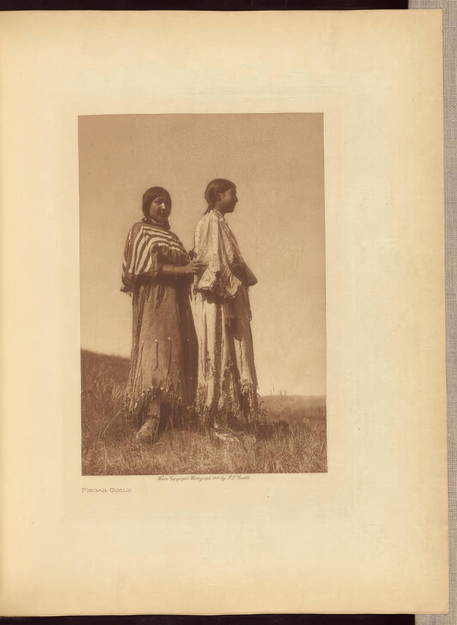 Piegan Meisjes door Edward S. Curtis