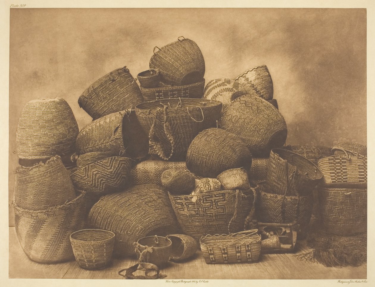 Puget Sound Manden door Edward S. Curtis
