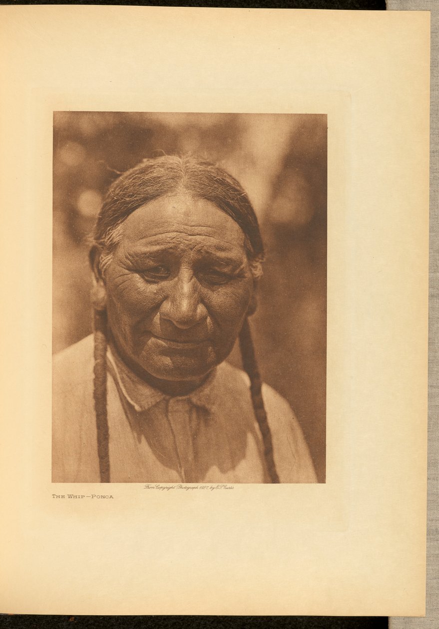 De Zweep - Ponca door Edward S. Curtis