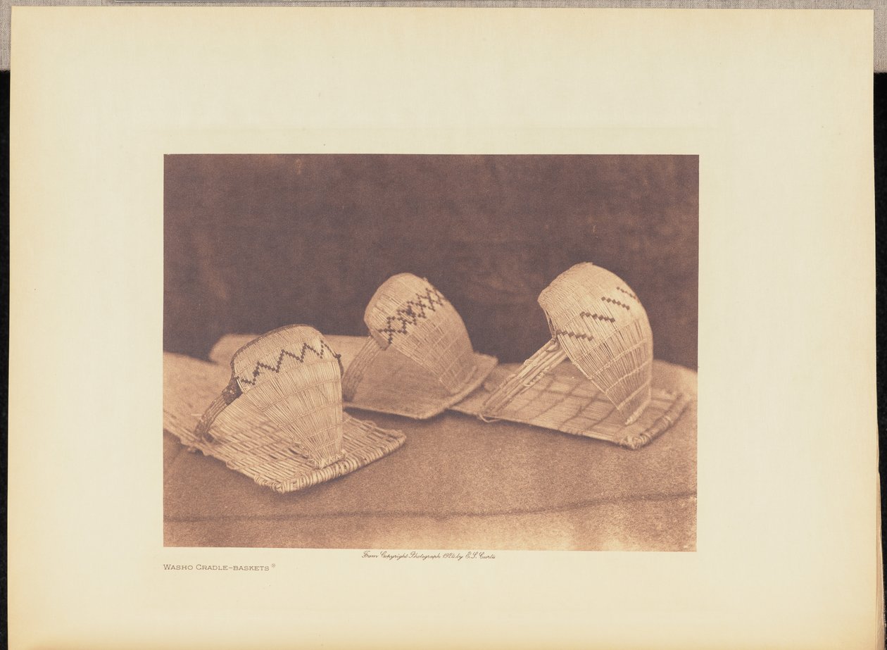 Washo Wiegmandjes door Edward S. Curtis