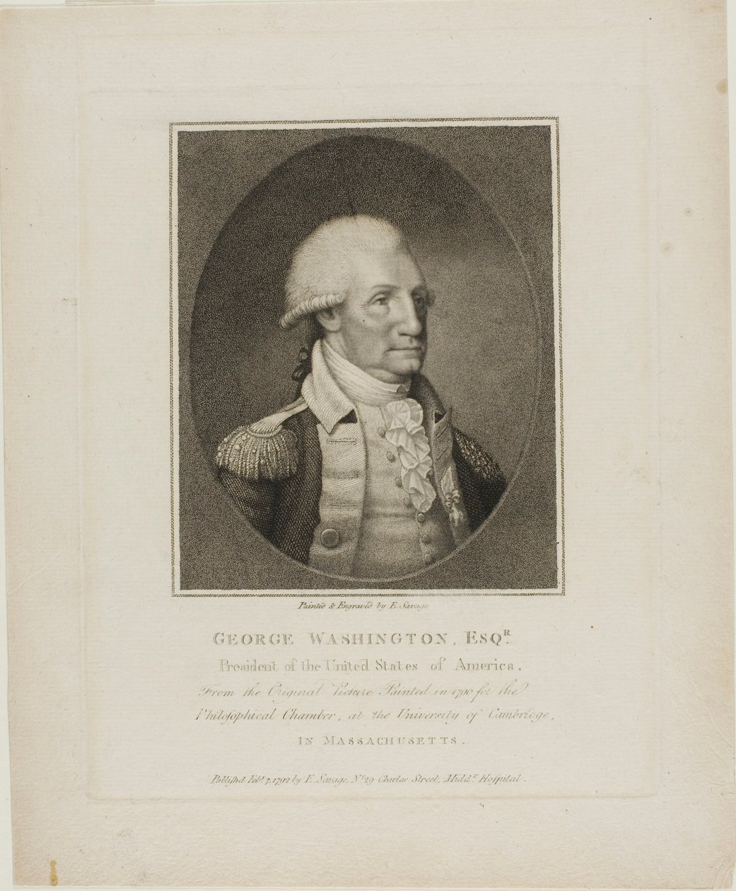 George Washington door Edward Savage