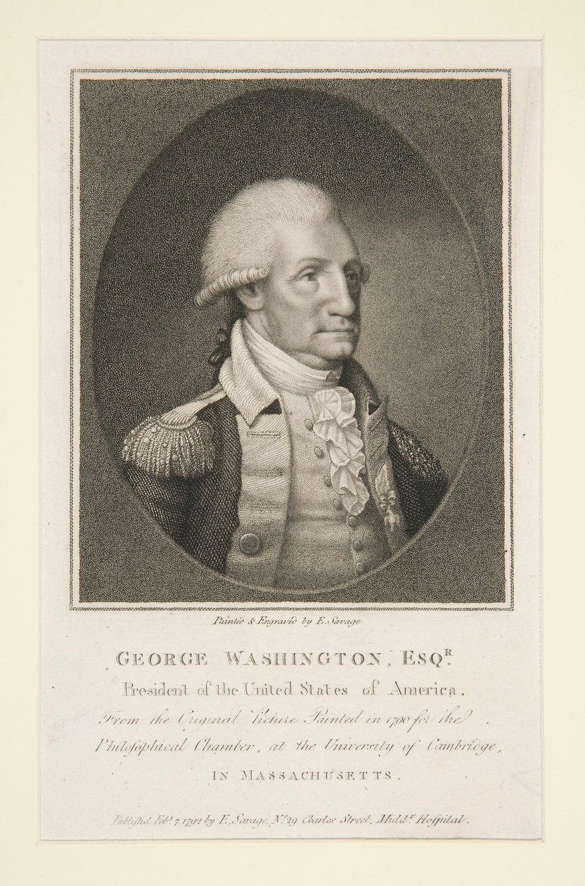 George Washington, Esq. door Edward Savage