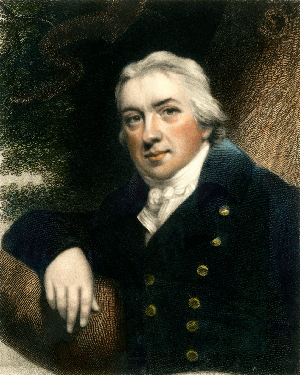 Edward Jenner, late 18e - vroege 19e eeuw, ca. 1833 door Edward Scriven