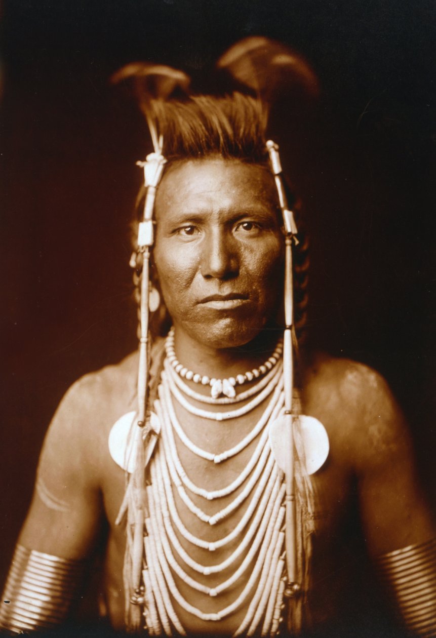 Ben Long Ear door Edward Sheriff Curtis