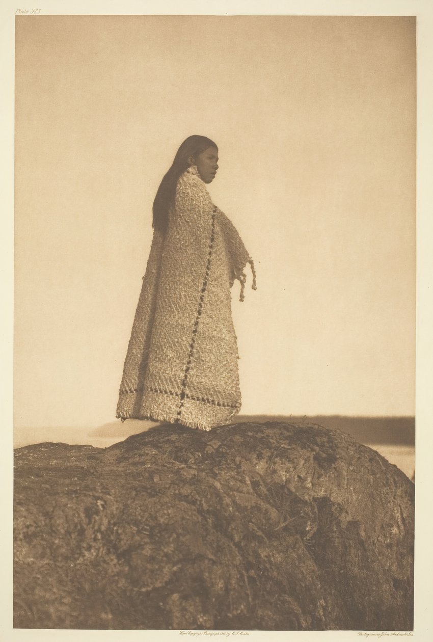Cowichan Meisje door Edward Sheriff Curtis