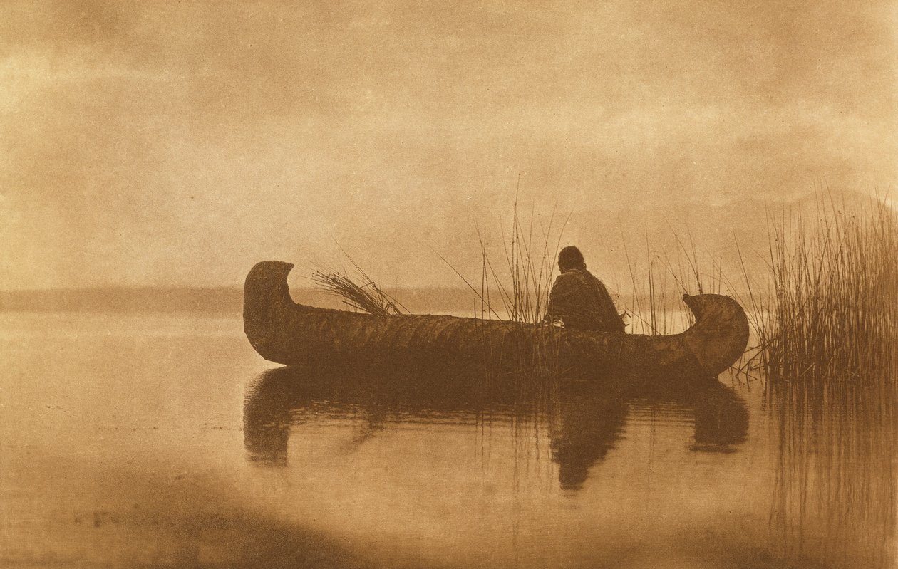 Kutenai Eendenjager door Edward Sheriff Curtis