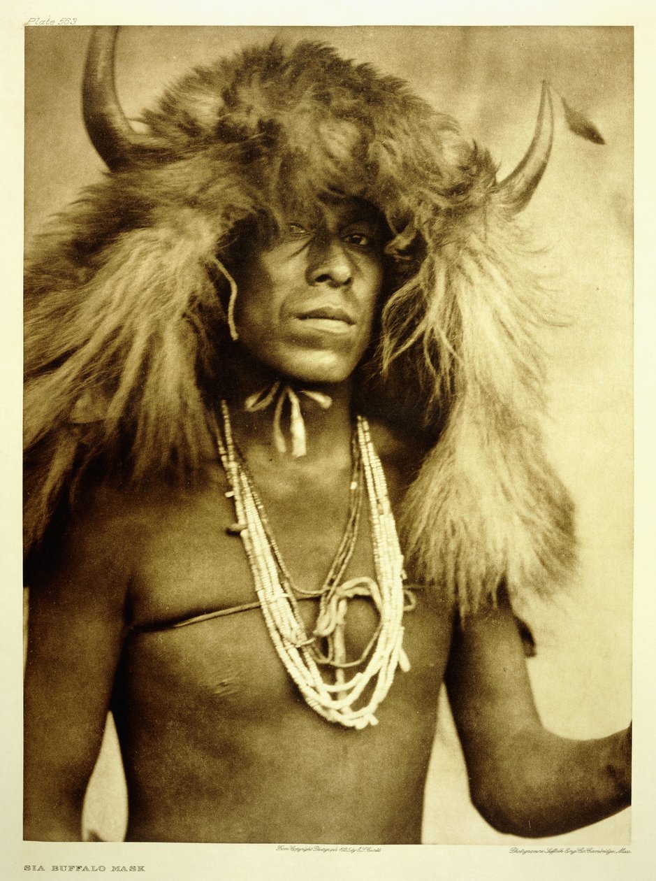 Sia Buffelmasker door Edward Sheriff Curtis