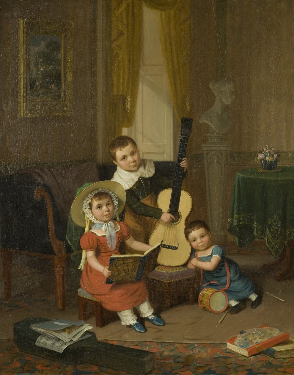 Het Jonge Trio door Edward Villiers Rippingille