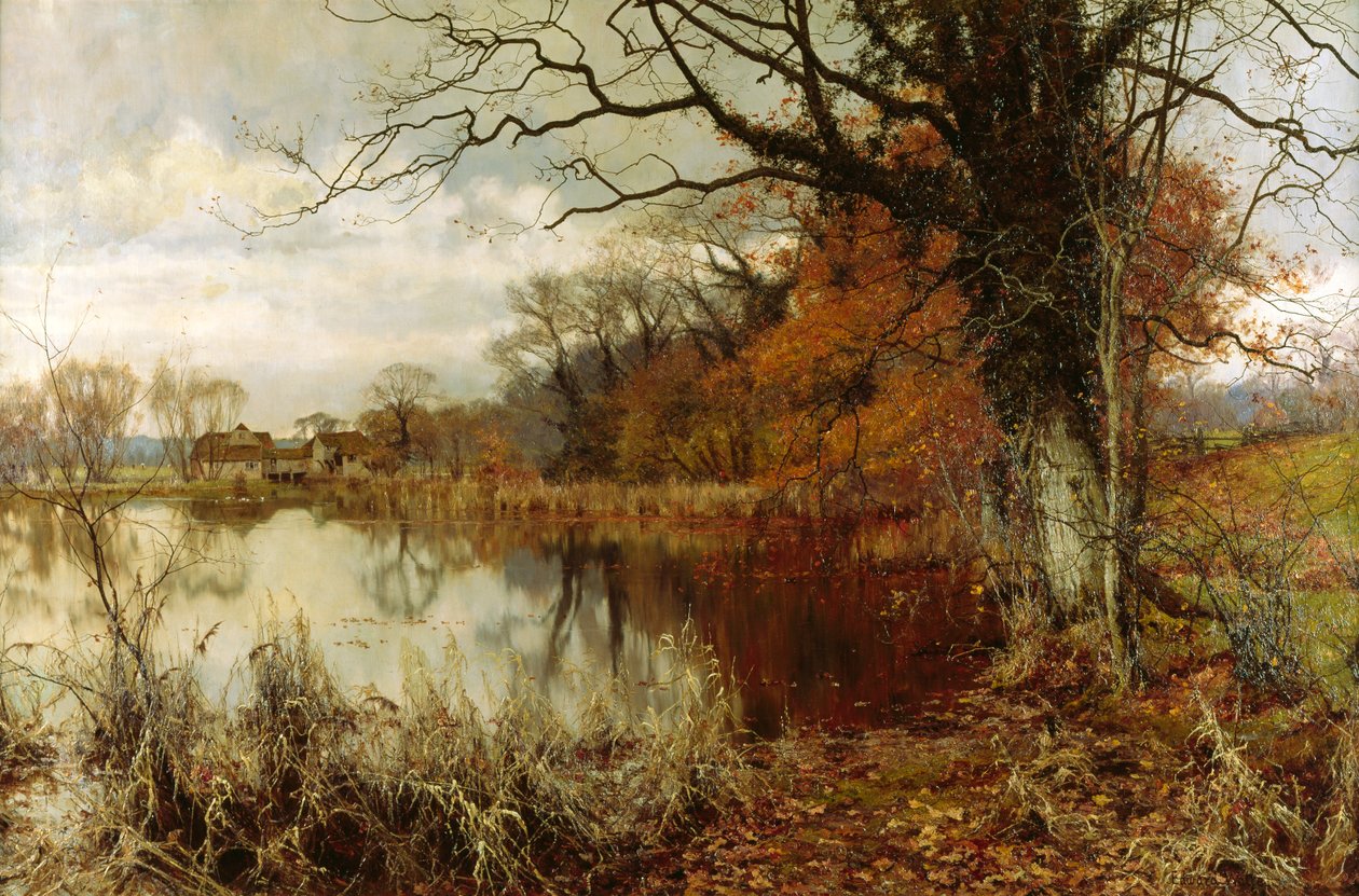 Het milde jaar nadert, 1896 door Edward Wilkins Waite