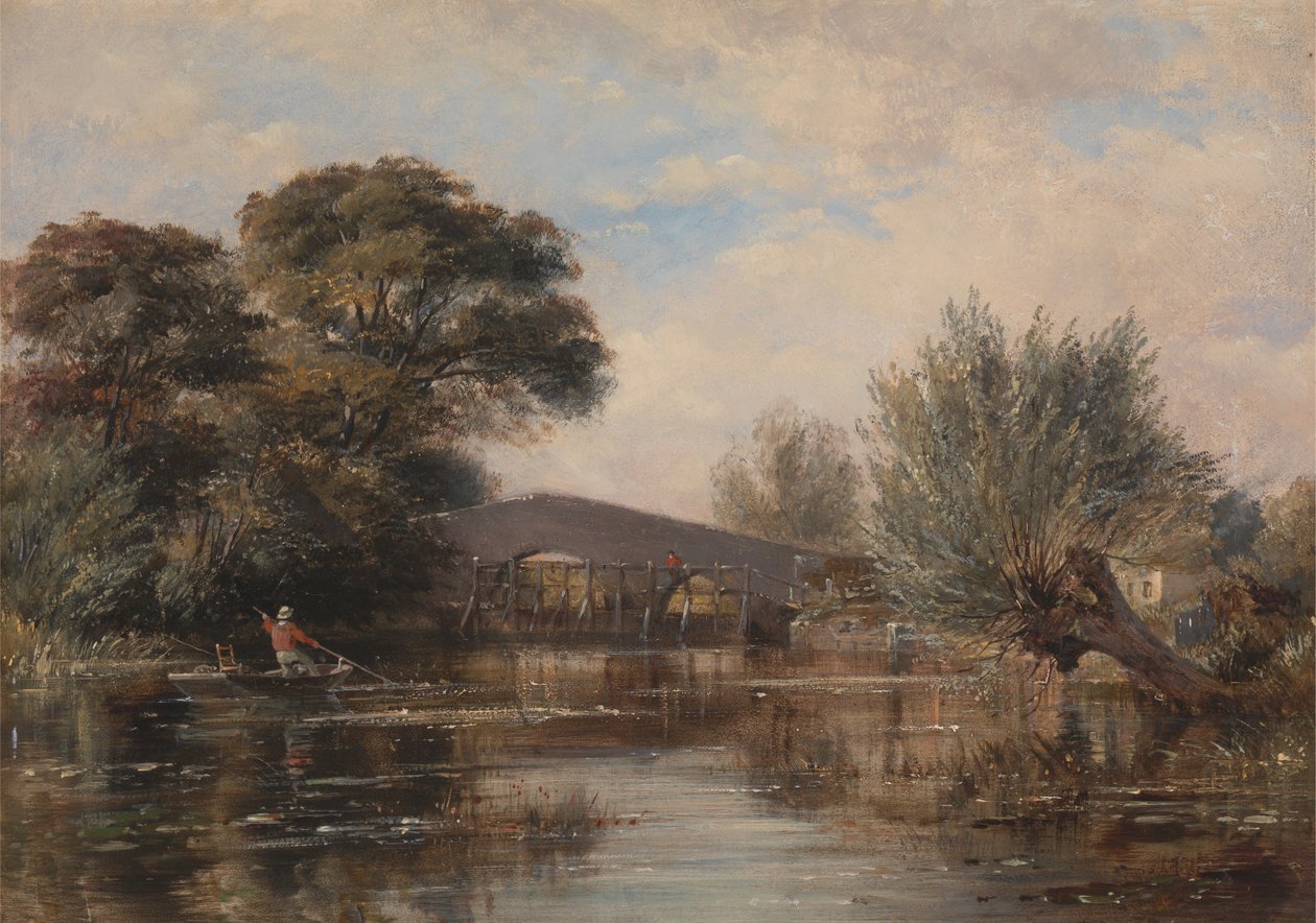Godstow Brug bij Oxford door Edward William Cooke