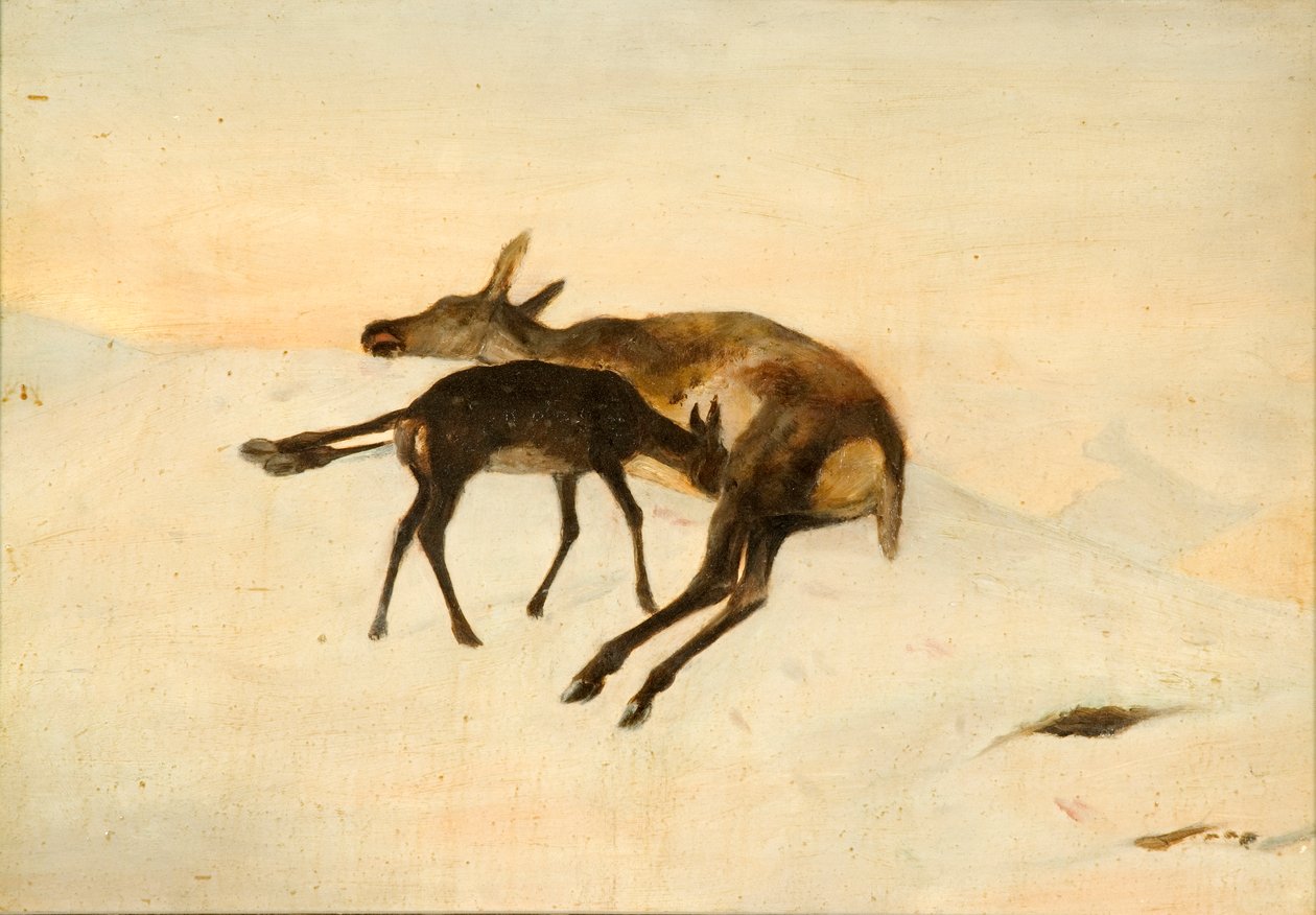 Een willekeurig schot door Edwin (after) Landseer