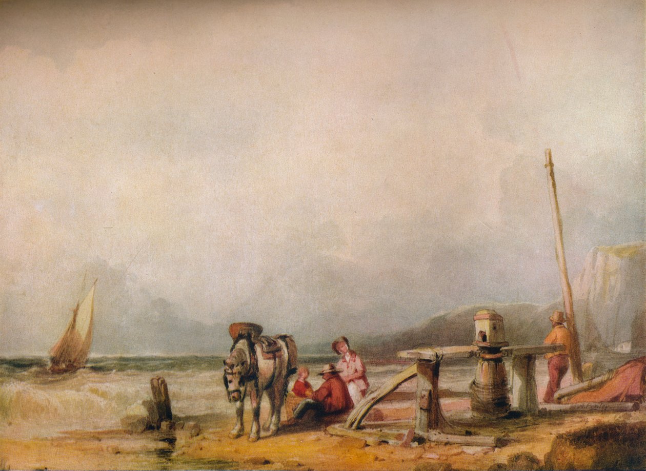 Zeegezicht, ca. 1845 door Edwin Aaron Penley