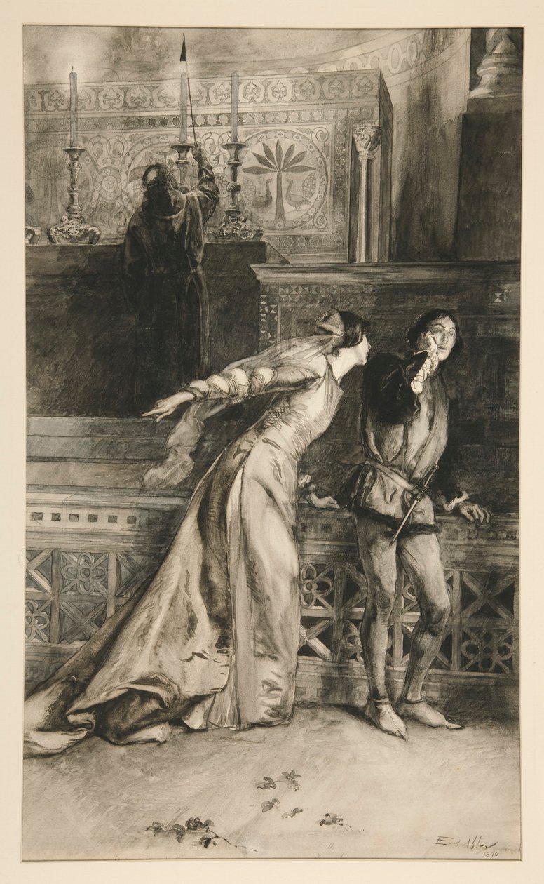 Beatrice door Edwin Austin Abbey
