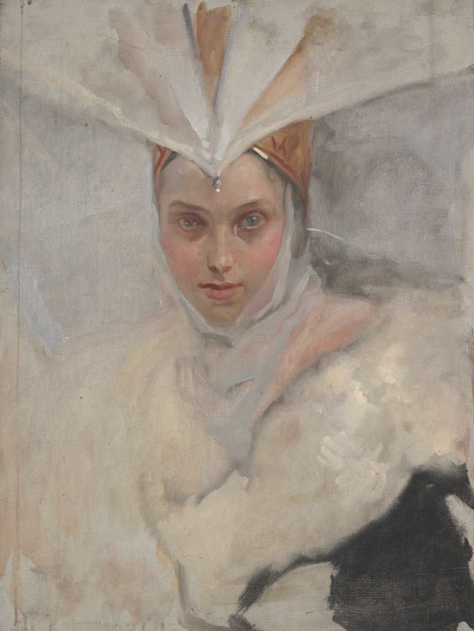 Figuurstudie door Edwin Austin Abbey