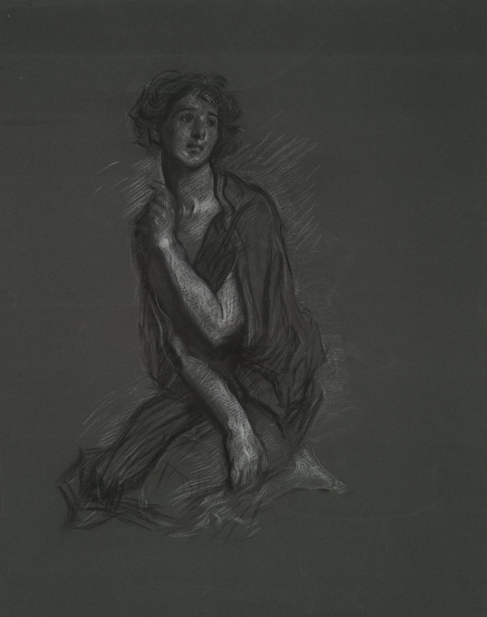 Figuurstudie door Edwin Austin Abbey